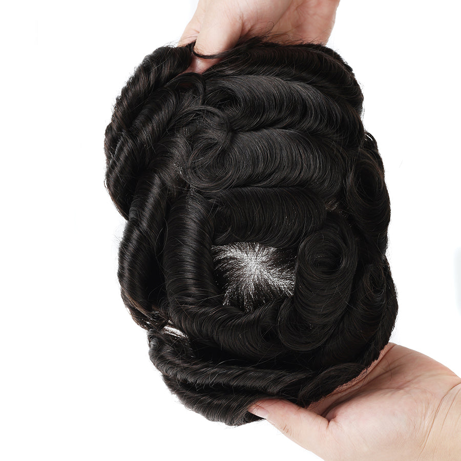 AUSTRALIA SWISS LACE IN CENTER WITH A WIDER POLY PERIMETER HAIR SYSTEM WHOLESALE - Image 4