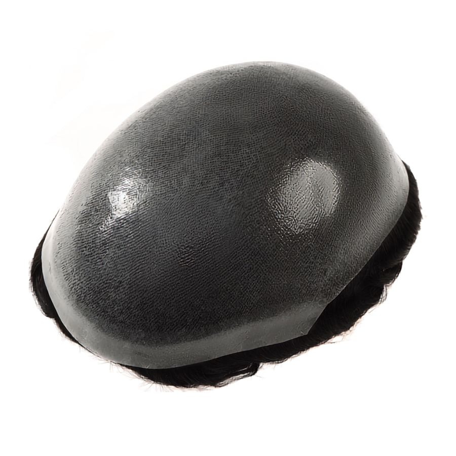 MPK| 0.08MM SKIN HAIR SYSTEM WITH DOUBLE KNOTS POLY HAIR REPLACEMENT