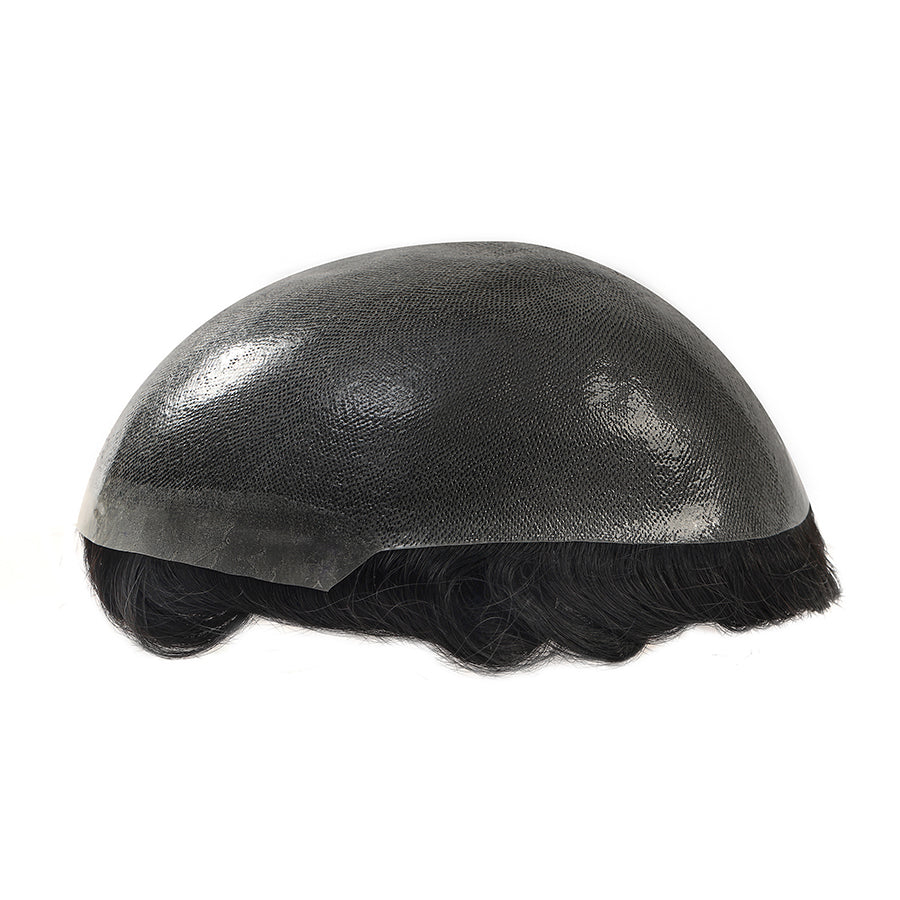 MPK| 0.08MM SKIN HAIR SYSTEM WITH DOUBLE KNOTS POLY HAIR REPLACEMENT - Image 3