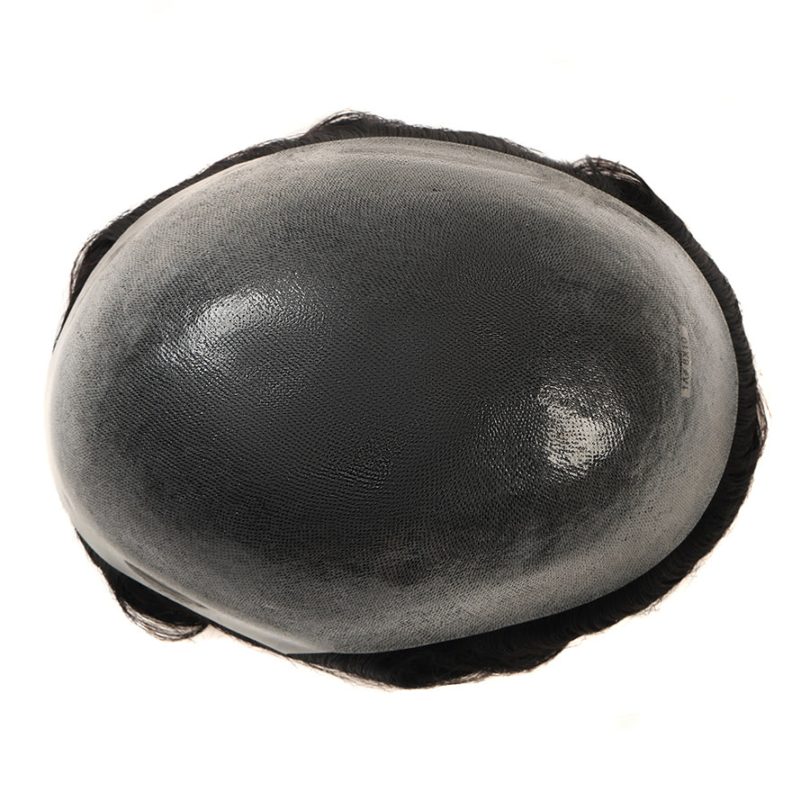 MPK| 0.08MM SKIN HAIR SYSTEM WITH DOUBLE KNOTS POLY HAIR REPLACEMENT - Image 4