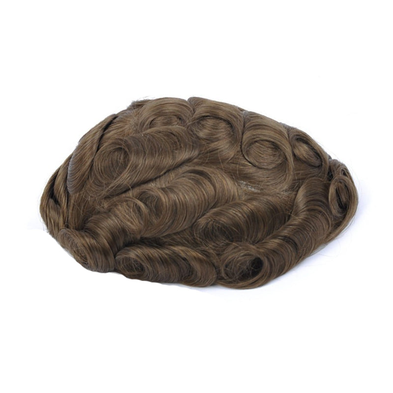 Q6 SWISS LACE HAIR SYSTEM WITH POLY SIDE AND BACK BLEACHED KNOTS - Image 11