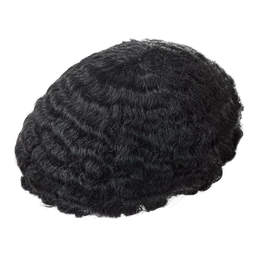 THIN SKIN POLY MAN WAVE HAIR REPLACEMENT UNIT 8MM WAVE