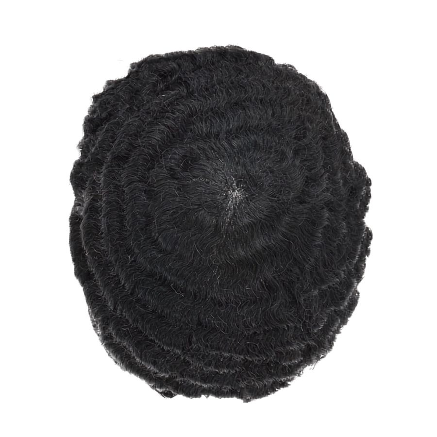 THIN SKIN POLY MAN WAVE HAIR REPLACEMENT UNIT 8MM WAVE - Image 3
