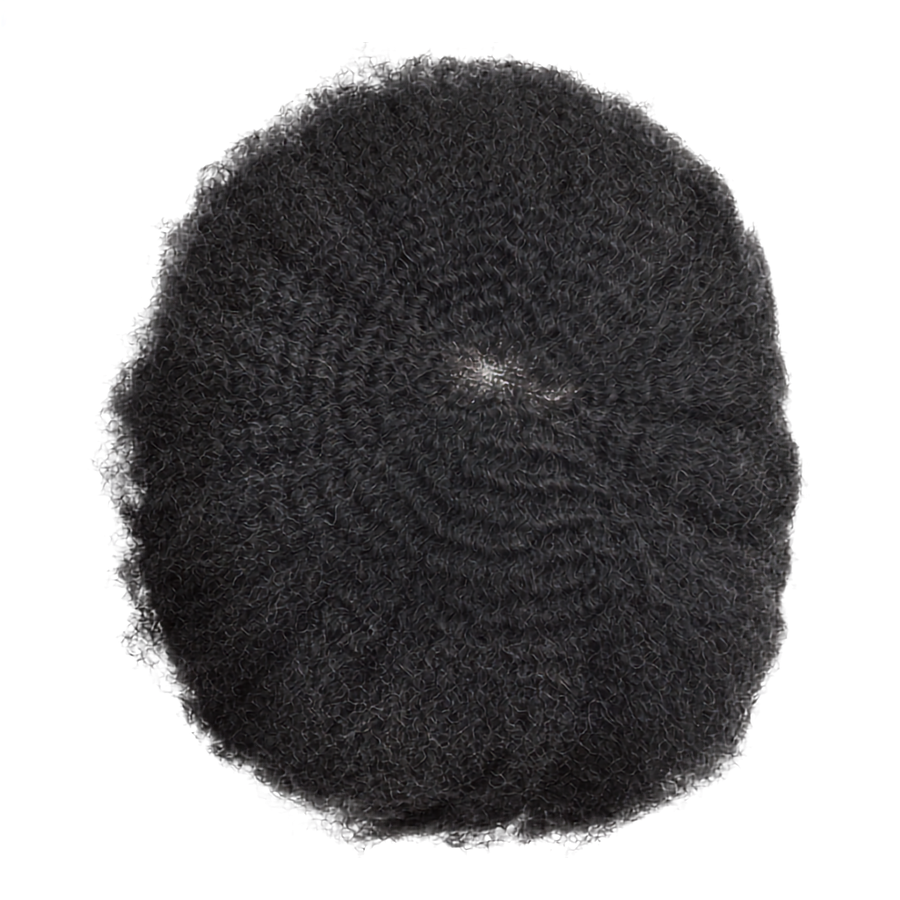 FULL LACE MAN WAVE UNIT HAIR REPLACEMENT 6MM WAVE BLACK - Image 4