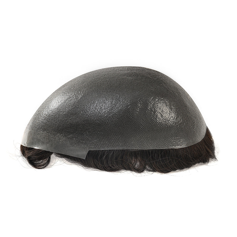 UTK | THIN SKIN DOUBLE KNOTS HAIR SYSTEM 0.04MM INVISIBLE NATURAL V HAIRLINE - Image 3